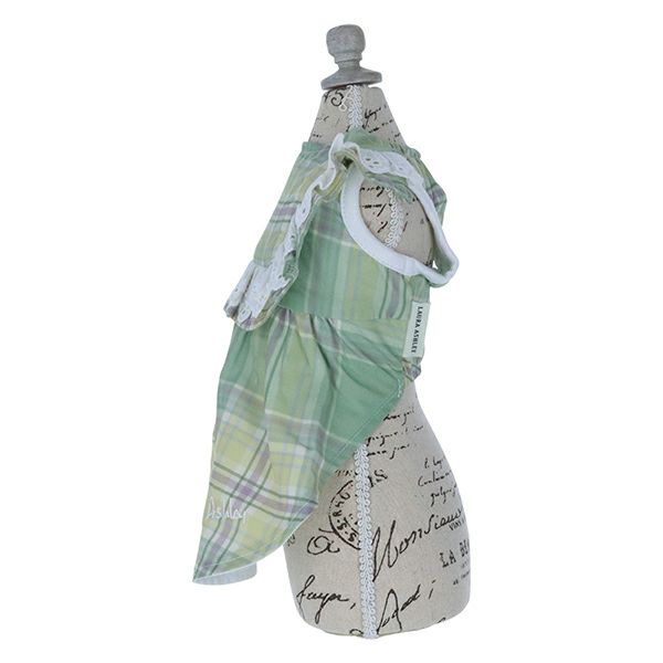 LAURA ASHLEY ショルダーコットンフリルワンピース