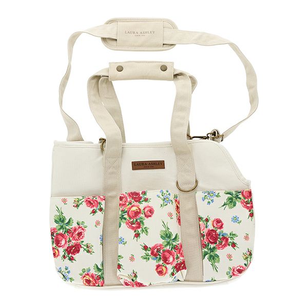 LAURA ASHLEY 花柄キャリーバッグ