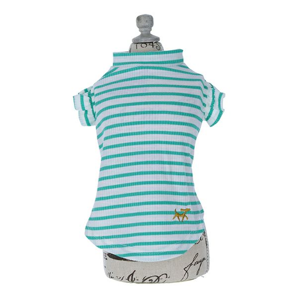 ROPE PICNIC ショルダーフリルリブカットソー