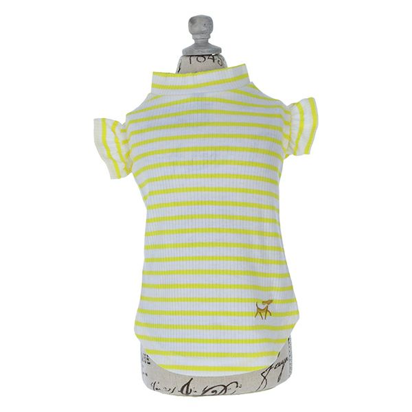 ROPE PICNIC ショルダーフリルリブカットソー