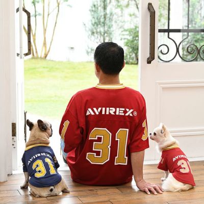 AVIREX メッシュフットボールTEE