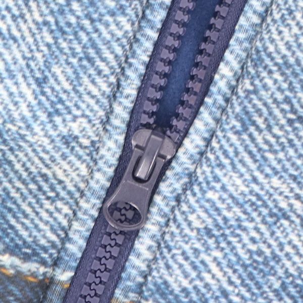 EDWIN 着るブランケット デニムパッチワーク柄