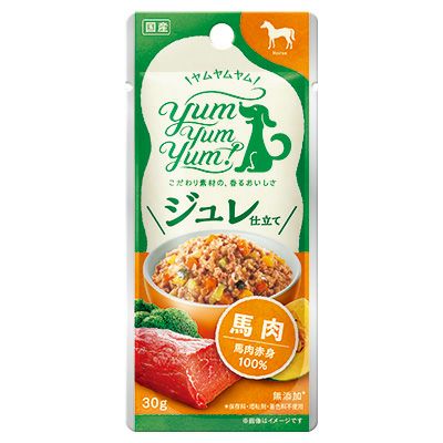 yum yum yum！ ジュレ仕立て 馬肉｜犬服・ペットグッズ専門店「Wan10