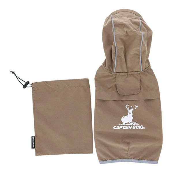 CAPTAIN STAG ドッグレインコート ラインキャップ｜全2色