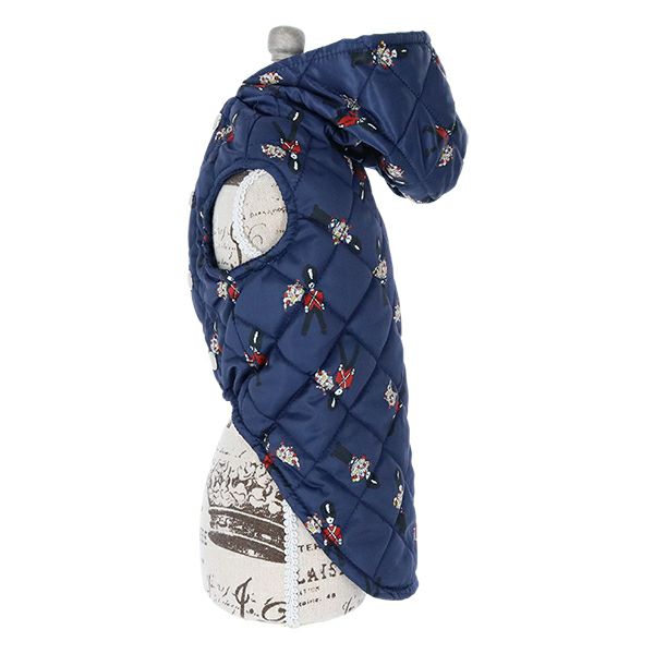 AURA ASHLEY フード付き中綿ベスト